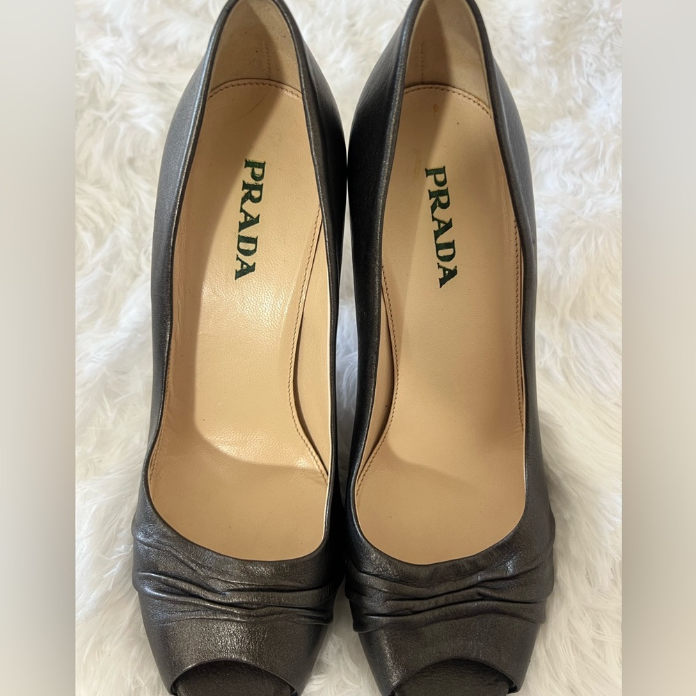 Prada Peep Toe Pumps - Picture 5 of 9